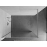 Mexen Kioto Walk-in zuhanyfal 140 x 200 cm, tükör 8 mm, króm - 800-140-101-01-50