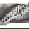 Mexen Lunar-F L cabină de duș pliabilă dreapta 100 x 70 cm, transparent, nichel periat - 836L-100-070-97-00-P