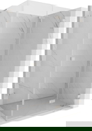 Mexen Lunar-F L cabină de duș pliabilă dreapta 90 x 80 cm, transparentă, nichel periat - 836L-090-080-97-00-P