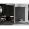 Mexen Kioto Walk-in zuhanyfal 140 x 200 cm, tükör 8 mm, rózsaarany - 800-140-101-60-50