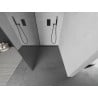 Mexen Kioto zuhanyfal Walk-in 130 x 200 cm, tükör 8 mm, fekete - 800-130-101-70-50