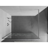 Mexen Kioto panou de duș Walk-in 70 x 200 cm, model alb 8 mm, crom - 800-070-101-01-85