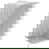 Mexen Lunar T cabină de duș batantă dreapta 120 x 120 cm, transparent, auriu - 834T-120-120-50-00-P