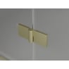 Mexen Lunar T cabină de duș cu deschidere dreapta 120 x 80 cm, transparent, auriu periat - 834T-120-080-55-00-P