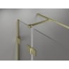 Mexen Lunar T cabină de duș cu deschidere dreapta 120 x 80 cm, transparent, auriu periat - 834T-120-080-55-00-P