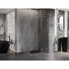Mexen Lunar T cabină de duș cu deschidere dreapta 120 x 80 cm, transparent, auriu periat - 834T-120-080-55-00-P