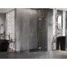 Mexen Lunar T cabină de duș cu deschidere dreapta 120 x 80 cm, transparent, auriu periat - 834T-120-080-55-00-P