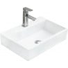 Mexen Paula lavoar de blat 53 x 36 cm, alb - 21935300
