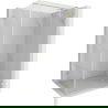 Mexen Lunar T cabină de duș cu deschidere dreapta 135 x 100 cm, transparent, auriu periat - 834T-135-100-55-00-P