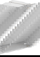 Mexen Lunar T nyíló zuhanykabin jobb oldali 140 x 110 cm, átlátszó, selyemfényű nikkel - 834T-140-110-97-00-P