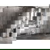 Mexen Lunar T cabină de duș cu deschidere dreaptă 120 x 120 cm, transparent, nichel periat - 834T-120-120-97-00-P