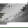 Mexen Kioto perete de duș 100 x 200 cm, transparent/Model alb 8 mm, Neagră - 800-100-101-70-85