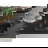 Mexen Elix chiuvetă de bucătărie din granit cu 1 compartiment 600 x 500 mm, negru pistruiat, sifon crom - 6525601005-76