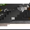 Mexen Elix chiuvetă din granit cu 1 compartiment 600 x 500 mm, negru, sifon crom - 6525601005-77