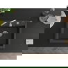 Mexen Elix 1-medencés gránit mosogató 600 x 500 mm, fekete pöttyös, krómozott szifonnal - 6525601005-76