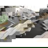Chiuvetă granit Mexen Elix cu 1 compartiment 600 x 500 mm, bej, sifon auriu - 6525601005-69-G