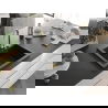 Mexen Elix chiuvetă de bucătărie granit, 1 compartiment, 600 x 500 mm, negru/argintiu metalic, sifon auriu - 6525601005-73-G