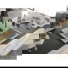 Mexen Elix chiuvetă de bucătărie din granit, cu o cuvă, 600 x 500 mm, bej, sifon negru - 6525601005-69-B