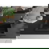 Chiuvetă de bucătărie din granit Mexen Elix cu 1 cuvă 600 x 500 mm, negru, sifon negru - 6525601005-77-B