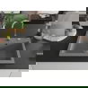 Chiuvetă granitică Mexen Elix cu 1 compartiment 700 x 500 mm, gri, sifon crom - 6526701005-71