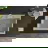 Mexen Elix chiuvetă de granit cu 1 cuvă 700 x 500 mm, bej, sifon auriu - 6526701005-69-G