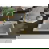 Mexen Elix chiuvetă de granit cu 1 cuvă 700 x 500 mm, bej, sifon auriu - 6526701005-69-G