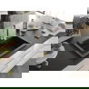 Mexen Elix chiuvetă granit 1 cameră 700 x 500 mm, negru/argintiu metalizat, sifon auriu - 6526701005-73-G