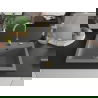 Mexen Elix chiuvetă de bucătărie din granit, cu 1 compartiment, 700 x 500 mm, gri, sifon auriu - 6526701005-71-G