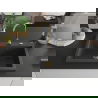 Mexen Elix chiuvetă de bucătărie din granit cu 1 cuvă 700 x 500 mm, negru cu picățele, sifon auriu - 6526701005-76-G