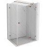 Mexen Lunar T cabina de duș cu deschidere dreapta 115 x 80 cm, transparentă, aur roz - 834T-115-080-60-00-P