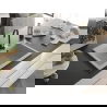 Chiuvetă granit Mexen Elix 1-cameră 700 x 500 mm, bej, sifon negru - 6526701005-69-B