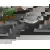 Mexen Elix chiuvetă granit 1-cameră 700 x 500 mm, gri, sifon negru - 6526701005-71-B