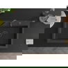 Mexen Elix chiuvetă de bucătărie din granit 1-cameră 700 x 500 mm, negru pătat, sifon negru - 6526701005-76-B