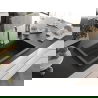 Mexen Elix chiuvetă de bucătărie din granit, cu 1 compartiment, 800 x 500 mm, negru pătat, sifon crom - 6527801005-76