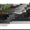 Mexen Elix chiuvetă de granit cu 1 cuvă 800 x 500 mm, negru/argintiu metalizat, sifon crom - 6527801005-73