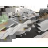 Mexen Elix chiuvetă de bucătărie cu 1 compartiment 800 x 500 mm, albă, sifon auriu - 6527801005-20-G
