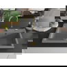 Mexen Elix chiuvetă de bucătărie din granit cu 1 cameră 800 x 500 mm, gri, sifon auriu - 6527801005-71-G