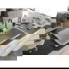 Mexen Elix chiuvetă de bucătărie din granit cu o cuvă 800 x 500 mm, bej, sifon negru - 6527801005-69-B