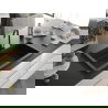 Mexen Elix chiuvetă de bucătărie din granit 1 compartiment 800 x 500 mm, negru/auriu metalizat, sifon negru - 6527801005-75-B