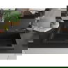Mexen Elix chiuvetă de bucătărie din granit 1 compartiment 800 x 500 mm, negru/auriu metalizat, sifon negru - 6527801005-75-B