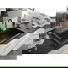 Mexen Elix chiuvetă de bucătărie din granit cu 1 compartiment 800 x 500 mm, negru, sifon auriu - 6527801005-77-B