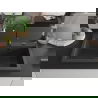Mexen Elix chiuvetă de bucătărie din granit, cu 1 cuvă, 800 x 500 mm, negru pătat, sifon negru - 6527801005-76-B