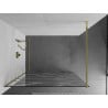 Mexen Kioto compartiment de duș Walk-in 100 x 200 cm, val alb 8 mm, aurit - 800-100-101-50-97