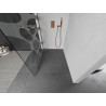 Mexen Kioto panou de duș Walk-in 70 x 200 cm, val alb 8 mm, aur roz - 800-070-101-60-97