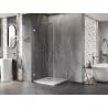 Cabină de duș batantă Mexen Lunar-B Duo 70 x 70 cm, transparentă, crom - 832-070L-070P-01-00