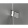 Cabină de duș batantă Mexen Lunar-B Duo 70 x 70 cm, transparentă, crom - 832-070L-070P-01-00