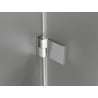 Cabină de duș batantă Mexen Lunar-B Duo 70 x 70 cm, transparentă, crom - 832-070L-070P-01-00