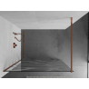 Mexen Kioto paravan de duș Walk-in 120 x 200 cm, val alb 8 mm, aur roz - 800-120-101-60-97