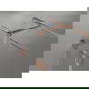 Mexen Lunar T cabină de duș cu ușă rabatabilă dreapta 135 x 90 cm, transparentă, cupru periat - 834T-135-090-65-00-P