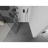 Mexen Kioto perete de duș Walk-in 130 x 200 cm, val alb 8 mm, negru - 800-130-101-70-97